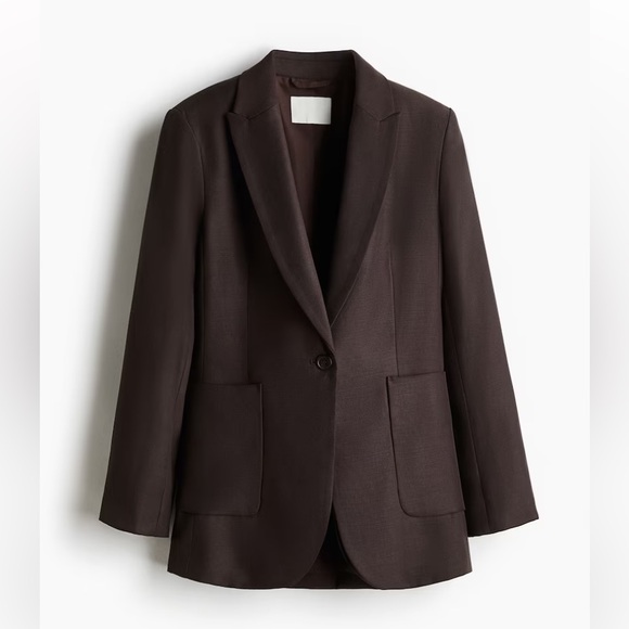 H&M Dark Brown Blazer - Picture 2 of 6